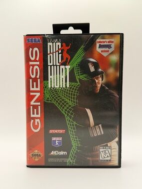 Frank Thompson Big Hurt Baseball Sega‎ Genesis Vintage Game CIB